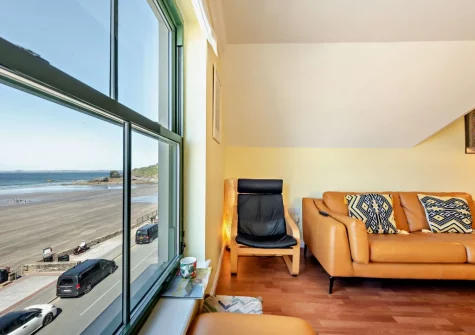 The living area at St Brides Bay Sea View, Broad Haven