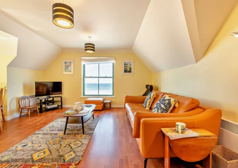 The living area at St Brides Bay Sea View, Broad Haven