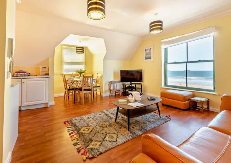 The living area at St Brides Bay Sea View, Broad Haven