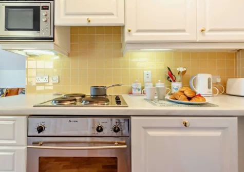 The kitchen at St Brides Bay Sea View, Broad Haven