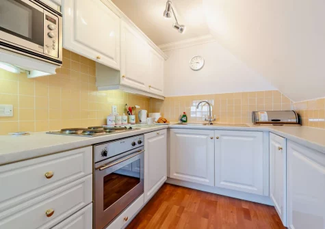 The kitchen at St Brides Bay Sea View, Broad Haven