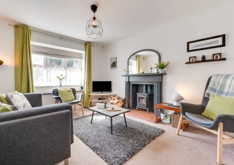 The living room at St. Brides Cottage, Saundersfoot