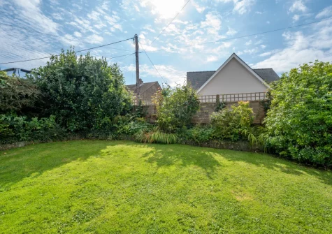 The enclosed garden at St. Brides Cottage, Saundersfoot