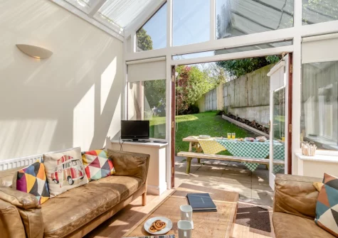 The conservatory at Stammers Retreat, Saundersfoot