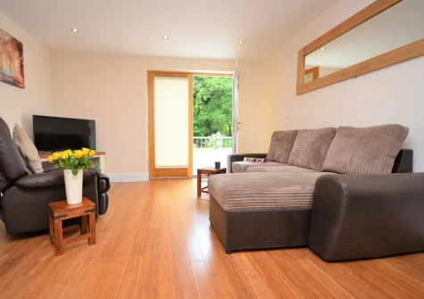 The living area at Still Water, Llawhaden