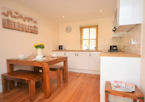 The kitchen & dining area at Still Water, Llawhaden