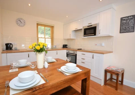The kitchen & dining area at Still Water, Llawhaden