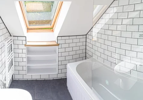 The bathroom at Still Water, Llawhaden