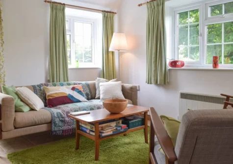 The living area at Stoneyford Cottage, Narberth