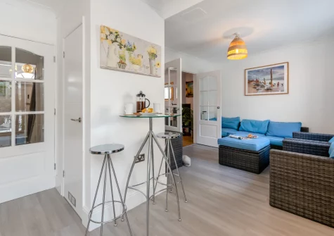 The sun room at Stretton House, Tenby