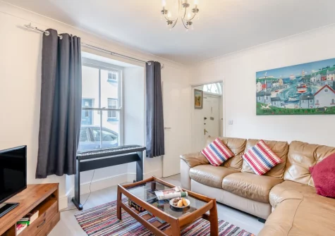 The cozy snug at Stretton House, Tenby