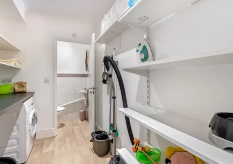 The utility room at Stretton House, Tenby