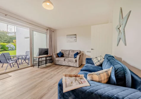 The living area at Summer Breeze, Saundersfoot
