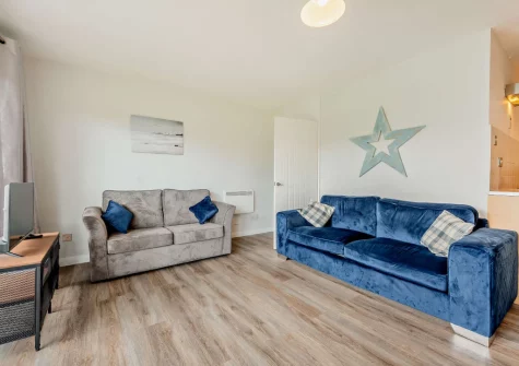 The living area at Summer Breeze, Saundersfoot