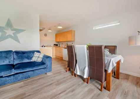The living & dining area at Summer Breeze, Saundersfoot