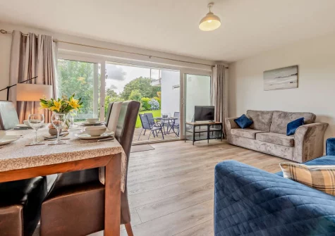The living & dining area at Summer Breeze, Saundersfoot