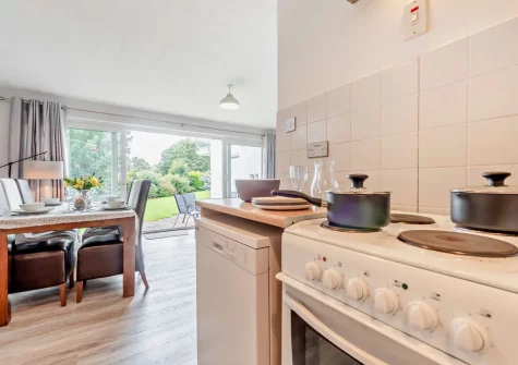 The kitchen at Summer Breeze, Saundersfoot