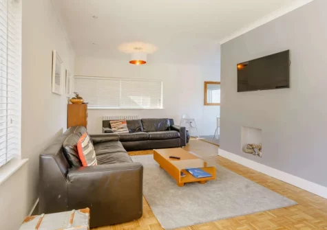 The living room at Sundown, Saundersfoot