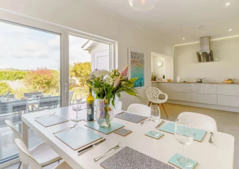 The dining area at Sundown, Saundersfoot
