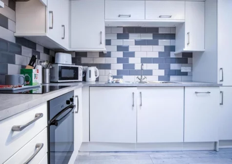 The kitchen at Sunflower Apartment, Redberth