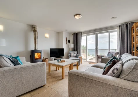 The living area at Sunridge, Wisemans Bridge