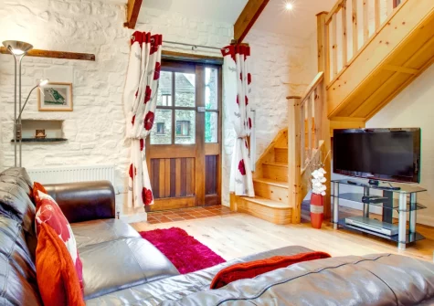 The living area at Swallow Cottage, Haverfordwest