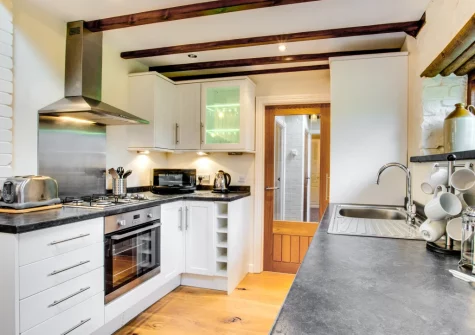The kitchen at Swallow Cottage, Haverfordwest
