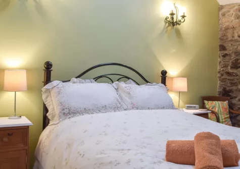 Bedroom #2 at Swallow Lodge at Upper Farms Barns, Mathry