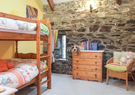 Bedroom #3 at Swallow Lodge at Upper Farms Barns, Mathry