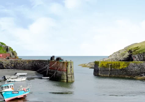 For a relaxing day out, visit the beautiful harbour villages of Porthgain and Solva