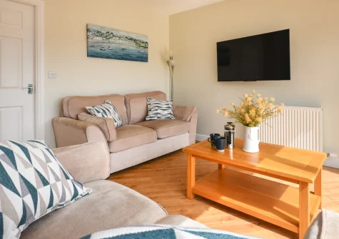 The living area at Tafliad Carreg, Abersoch