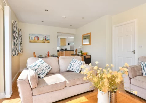 The living area at Tafliad Carreg, Abersoch