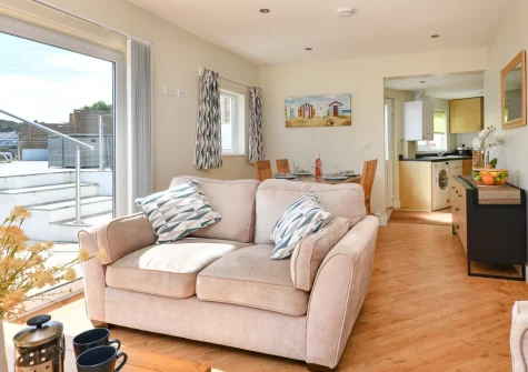 The living area at Tafliad Carreg, Abersoch