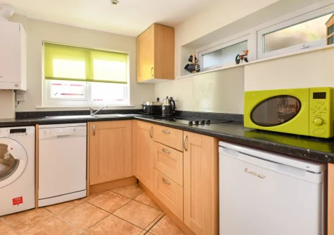 The kitchen at Tafliad Carreg, Abersoch