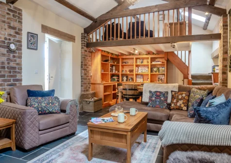 The living room at Tal-Y-Waun, Capel Curig