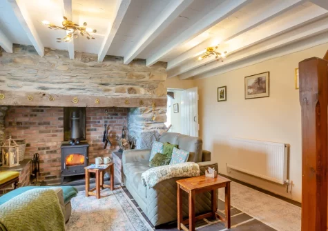 The cosy snug at Tal-Y-Waun, Capel Curig