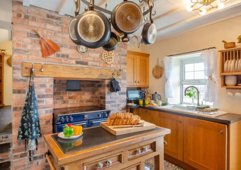 The kitchen at Tal-Y-Waun, Capel Curig