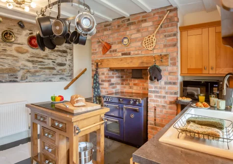 The kitchen at Tal-Y-Waun, Capel Curig