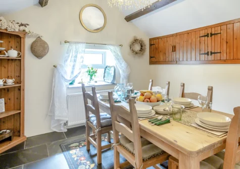 The dining room at Tal-Y-Waun, Capel Curig