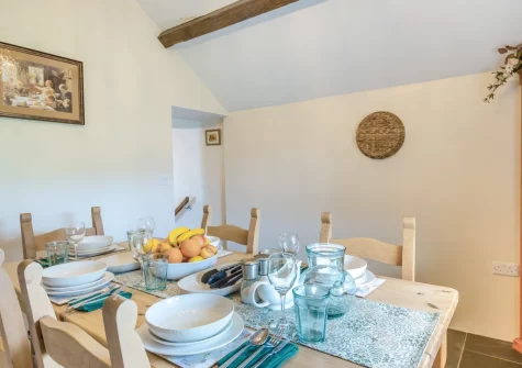 The dining room at Tal-Y-Waun, Capel Curig