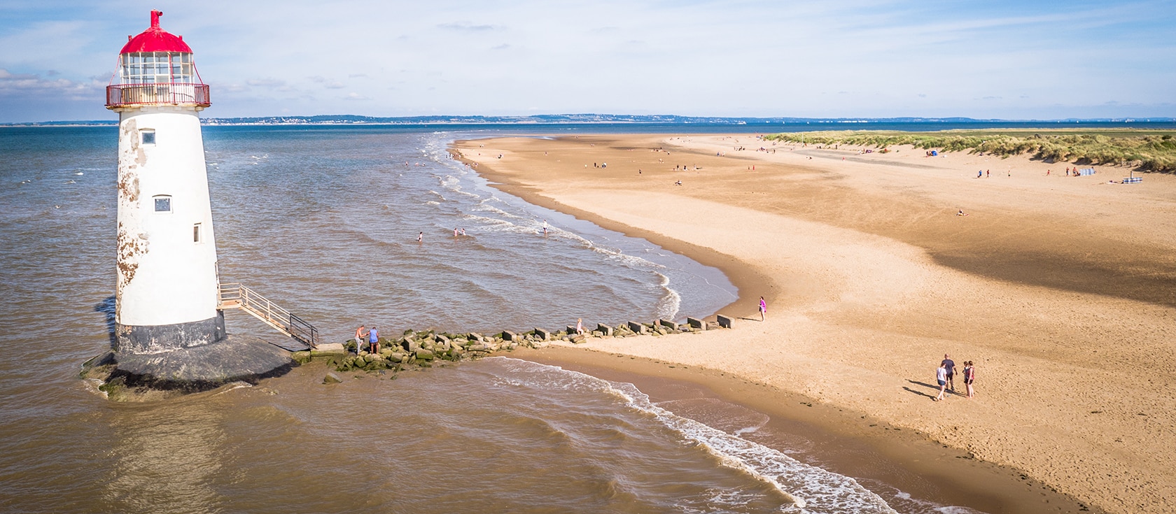 Numerous tales of ghost stories surround it, making the iconic white and red Point of Ayr Lighthouse at Talacre is an unbeatable place to daydream on a bright day. Stroll across the soft beach, go for a stomp in the surrounding hills and gaze out to the Irish Sea. Uplifting and invigorating.
