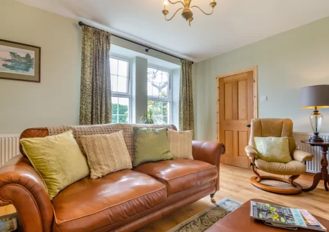 The living room at Talafon, Pencaenewydd