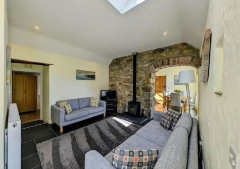 The living room at Tan Y Bryn Y Beudy, Cwm-Yr-Eglwys