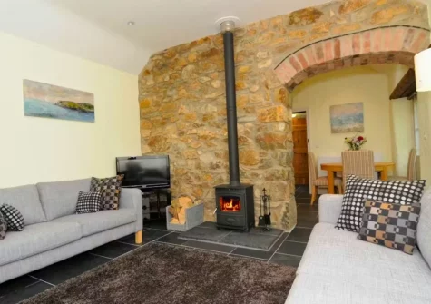 The living room at Tan Y Bryn Y Beudy, Cwm-Yr-Eglwys