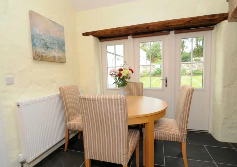 The dining area at Tan Y Bryn Y Beudy, Cwm-Yr-Eglwys