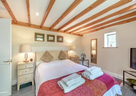 Bedroom #1 at Tan y Castell Cottage, Llan-mill