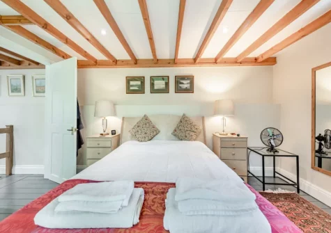 Bedroom #1 at Tan y Castell Cottage, Llan-mill