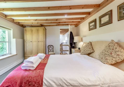 Bedroom #1 at Tan y Castell Cottage, Llan-mill