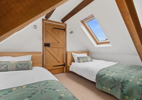 Bedroom #2 at Temple Barn, Square and Compass