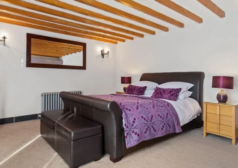 Bedroom #1 at Temple House, Square and Compass